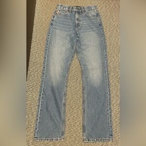 ASOS Women's Blue Straight Leg Jeans